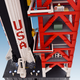 Illustration for article titled Man builds 19-foot-tall model of Apollo 11 out of 120,000 LEGO bricks